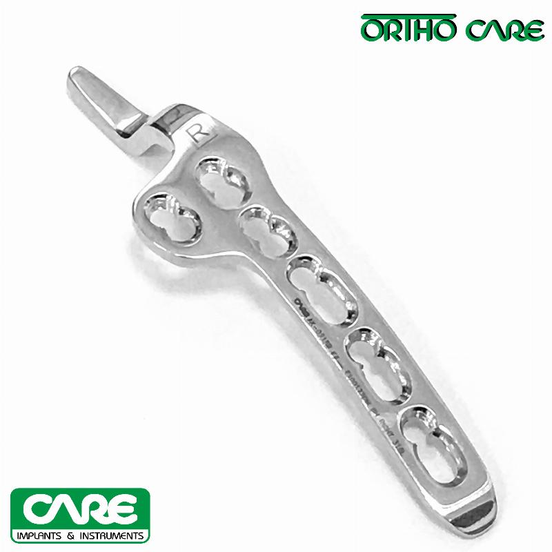 Пластина ключична типу "Гак" з кутовою стабільністю під гвинти Ø 3,5 мм, права